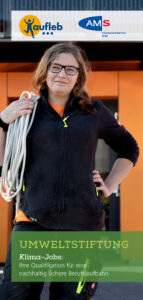 Folder Umweltstiftung für Menschen auf Ausbildungssuche in OÖ